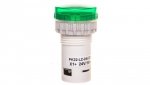 Lampka kompaktowa zielona PK22-LZ-24-LED AC/DC