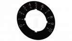 Etykieta do potencjometru 22mm skala 1 do 10 SIRIUS ACT 3SU1900-0BG16-0SA0 /10szt./