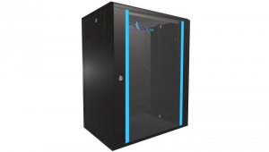 Szafa rack montowana na ścianie Extralink 15U 600x450 Czarna