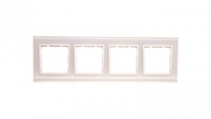 Berker B.7 Glas Ramka szklana poczwórna śnieżnobiała 10146909