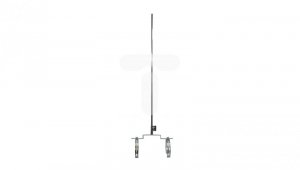 Iglica gąsiorowa podwójna fi 12mm aluminiowa 71.15 AL /1.5m/ /97101509/