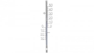 Termometr okienny zewnętrzny -30-50 C metalowy 12.5011