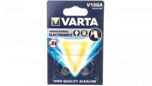Bateria alkaliczna LR44 / V13GA 125mAh 1,5V ELECTRONICS /2szt./