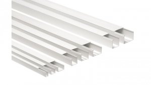 Kanał kablowy z pokrywą CP 120x80 biały /2m/ ECCP12080B
