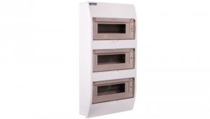 Rozdzielnica modułowa 3x12 natynkowa IP40 z klapką dymną i zaciskami S-36+SZYBKA+N+PE 800602 ENE-00355