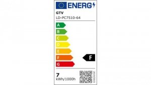 Żarówka LED GU10 7,5W 570lm 6400K AC180-250V 120st. LD-PC7510-64