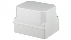 Puszka n/t hermetyczna 190x140x140 bez dławików wysoka IP56 szara S-BOX 416H