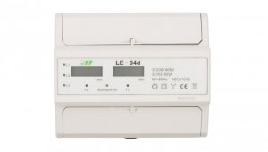 Licznik energii elektrycznej 3-fazowy 100A 230/400V z wyświetlaczem LCD LE-04D