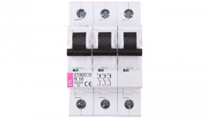 Wyłącznik nadprądowy 3P B 16A 10kA AC ETIMAT10 002125716