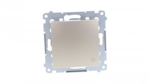 Simon 54 Łącznik krzyżowy, szybkozłącza, złoty mat DW7.01/44