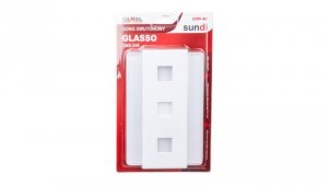 Gong dwutonowy GLASSO 230V biały GNS-248-BIA SUN10000115