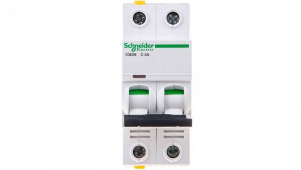 Wyłącznik nadprądowy 2P C 4A 6kA AC iC60N-C4-2 A9F04204
