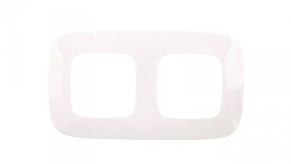 VALENA ALLURE Ramka podwójna biała 754302