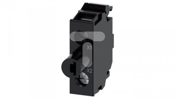 Oprawka blok LED biały 24V AC-DC montaż w obudowie przył śrubowe SIRIUS ACT 3SU1401-2BB60-1AA0