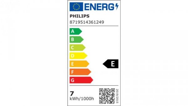 Żarówka LED CorePro 7W zamiennik 60W 806lm 2700K LEDBulbND 7-60W E27 A60 827FR G Szkło matowe 2 lata gwar