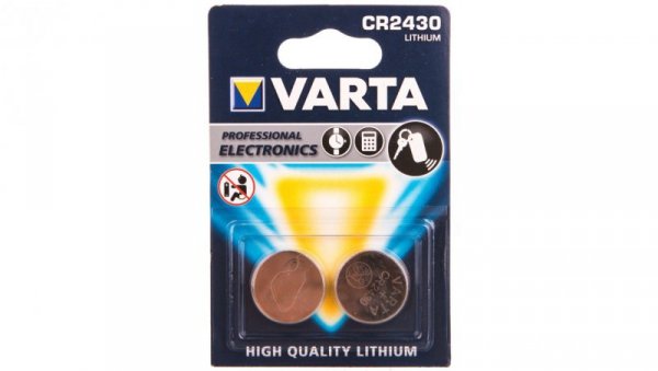 Bateria litowa CR2430 280mAh 3V ELECTRONICS /2szt./