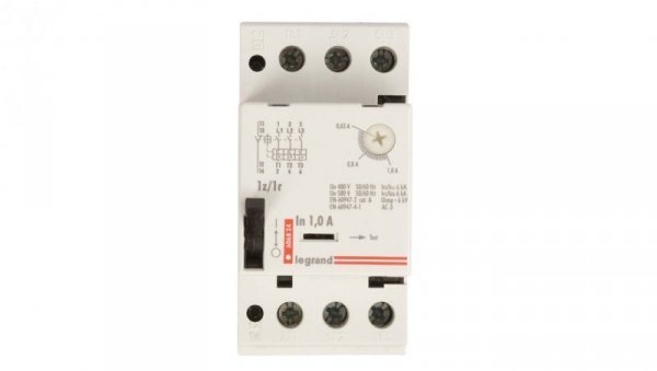 Wyłącznik silnikowy 3P 0,25kW 0,63-1A M 250 1R/1Z 0,25 606824