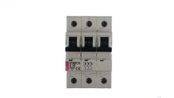 Wyłącznik nadprądowy 3P C 32A 10kA AC ETIMAT10 002135719