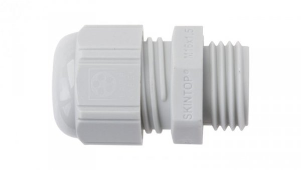 Dławnica kablowa poliamidowa M16 IP68 SKINTOP ST-M 16x1,5 jasnoszara 53111410