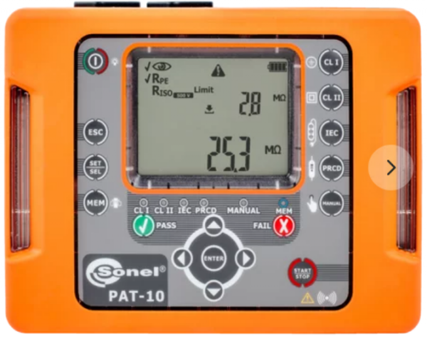 Miernik bezpieczeństwa sprzętu elektrycznego PAT-10 WMPLPAT1030