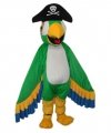 Strój reklamowy - Papuga Pirat zielona
