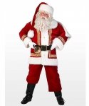 Profesjonalny kostium świąteczny - Święty Mikołaj Deluxe