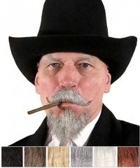 Sztuczne wąsy i broda Van Dyke Tycoon 