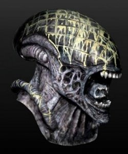 Maska lateksowa - Alien