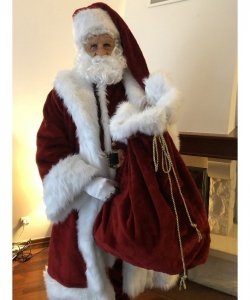 Profesjonalny strój Świętego Mikołaja - Św. Mikołaj Deluxe 2021 XL