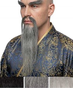 Sztuczne wąsy, broda i brwi Konfucjusz