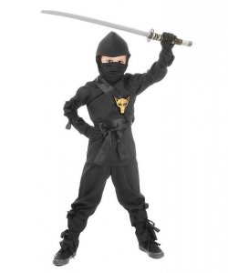 Kostium dla dziecka - Ninja Czarny