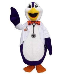 Strój chodzącej maskotki - Pingwin Doktor