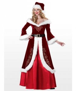 Profesjonalny kostium świąteczny - Pani Mikołajowa Jolly Ole