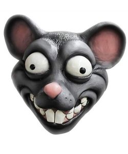 Maska lateksowa - Szczur