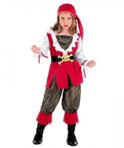 Kostium Karnawałowy dla dziewczynki - Piratka L