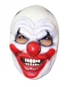 Maska lateksowa - Clown