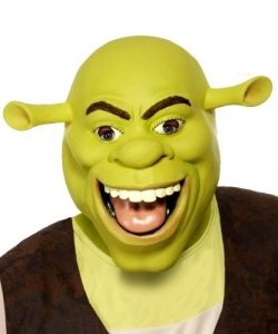 Maska lateksowa - Shrek