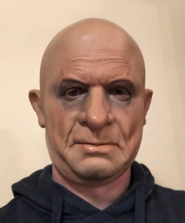 realistyczna twarz męska maska Profesor