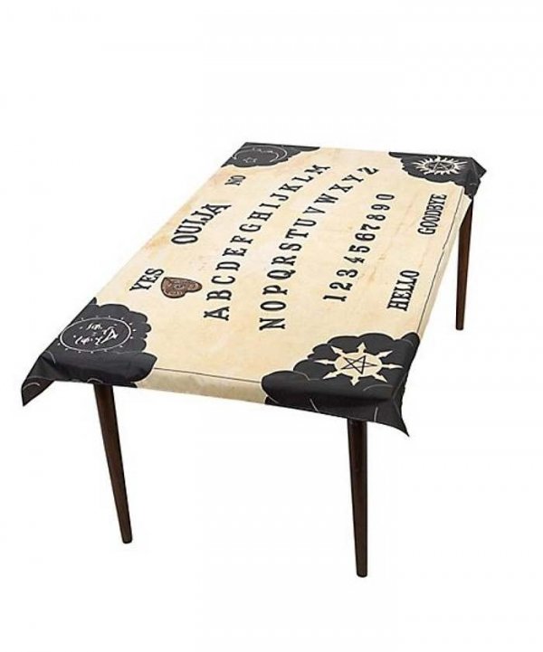 Obrus na stół z nadrukowaną tablicą Ouija