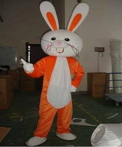 Chodząca maskotka - Orange Bunny