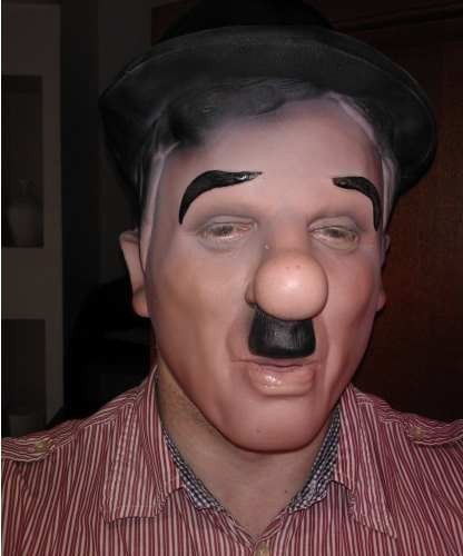 Maska lateksowe - Charlie Chaplin