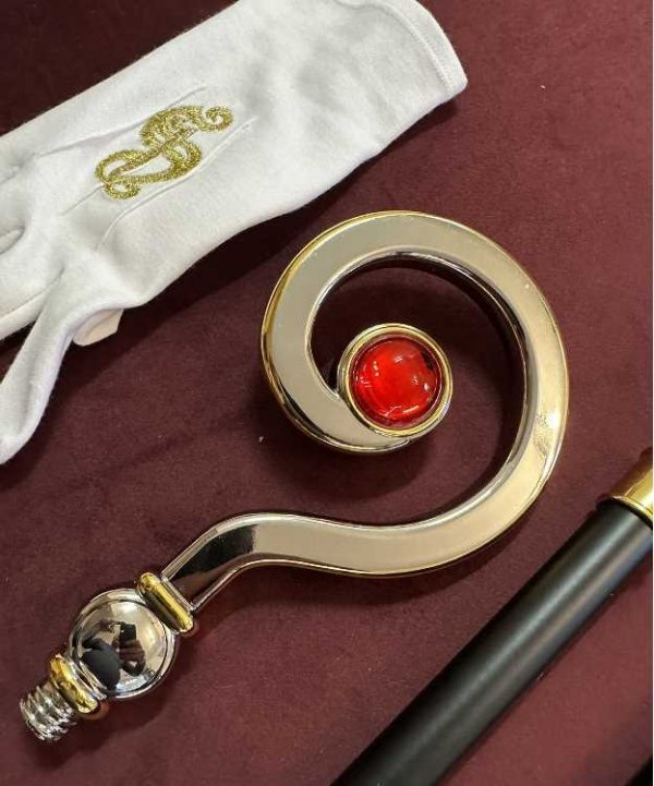 Laska Mikołaja – głowica dekoracyjna, składana konstrukcja 3-częściowa