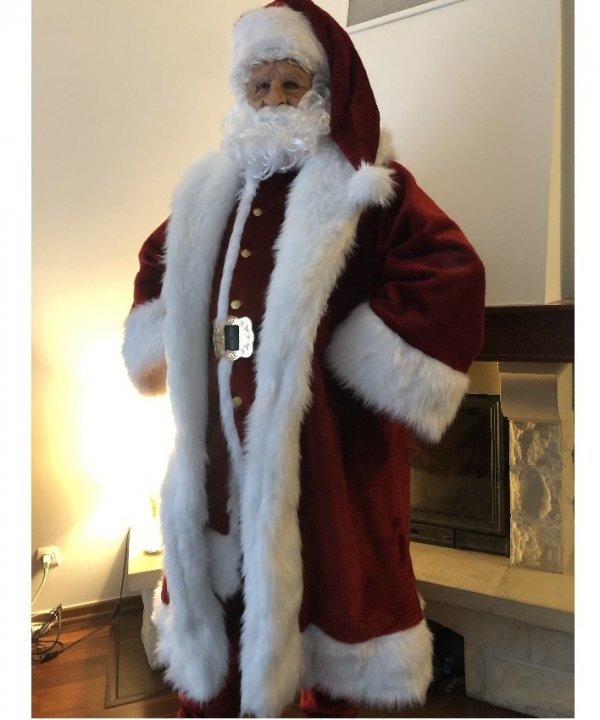 Santa Suit Przebranie Świętego Mikołaja