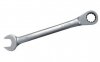 Jonnesway Klucz SUPER TECH 7w1 11mm 7/16 E14 płasko-oczkowy z grzechotką 72 zęby W86111