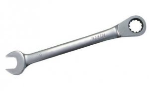 Jonnesway Klucz SUPER TECH 7w1 9mm 11/32 E11 płasko-oczkowy z grzechotką 72 zęby W86109