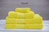 komplet ręczników żółtych