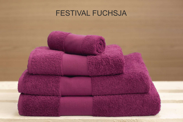 Duży ręcznik kąpielowy 10x150 w kolorze Festival Fuchsia