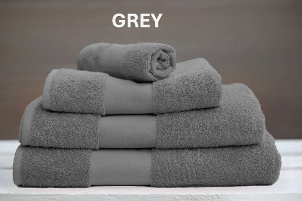 zestaw ciemnoszarych ręczników GREY