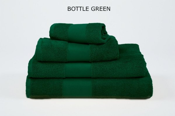 butelkowa zieleń komplet ręczników