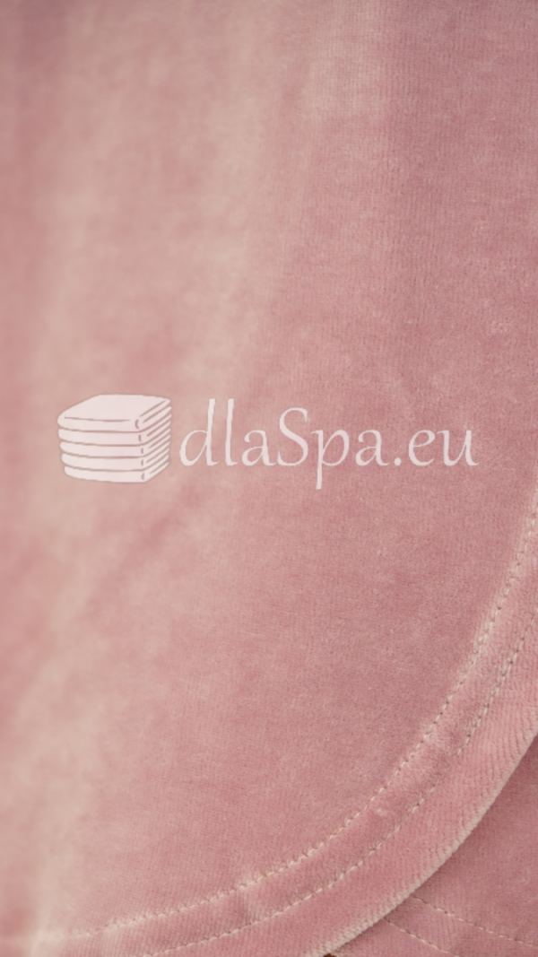 Gumka scrunchie do włosów kolor róż pudrowy